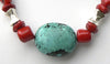 Turquoise and Coral Necklace - SOLD
