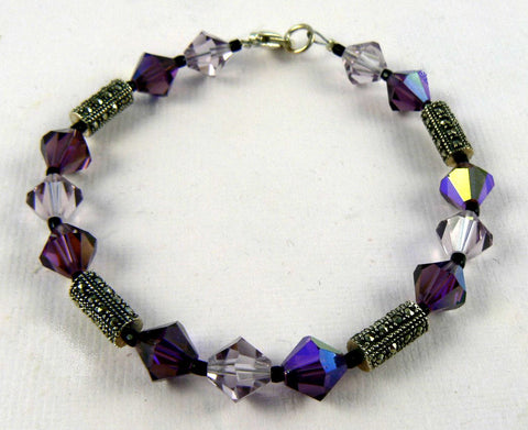 Swarovski Crystal and Czech Glass Bead Bracelet - SOLD