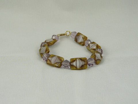 Swarovski and Czech Glass Bead Bracelet - SOLD