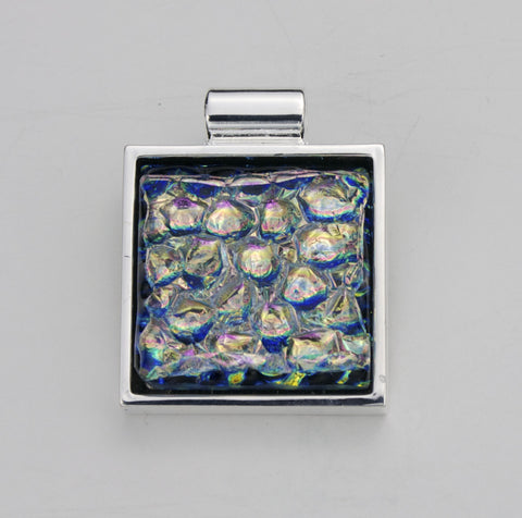 Fused Glass Pendant - Dichroic Glass - SOLD