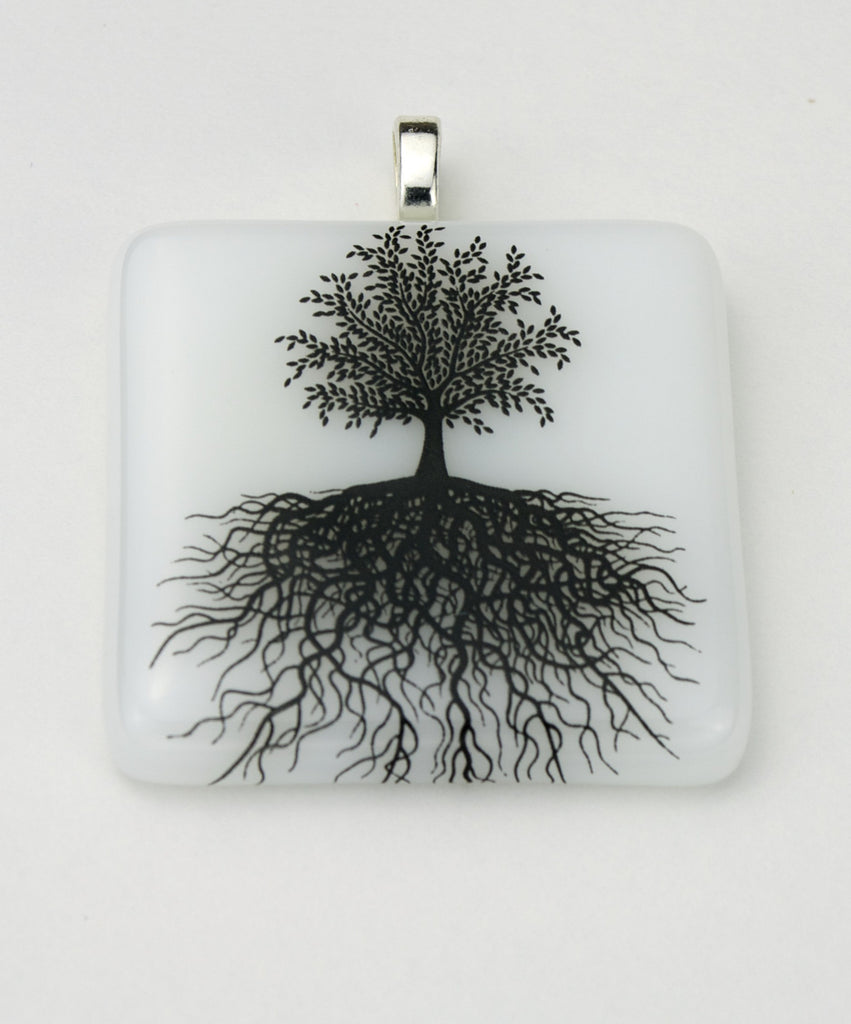 Fused Glass - Tree of Life Pendant SOLD