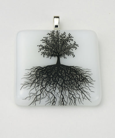 Fused Glass - Tree of Life Pendant SOLD