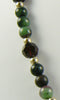 Ruby Zoisite and Swarovski Necklace - SOLD