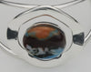 Fused Glass - Silver Plate Bangle Bracelet SOLD