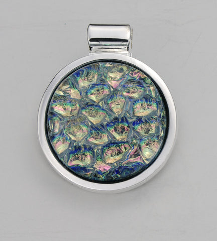 Fused Glass Pendant - Dichroic Glass - SOLD